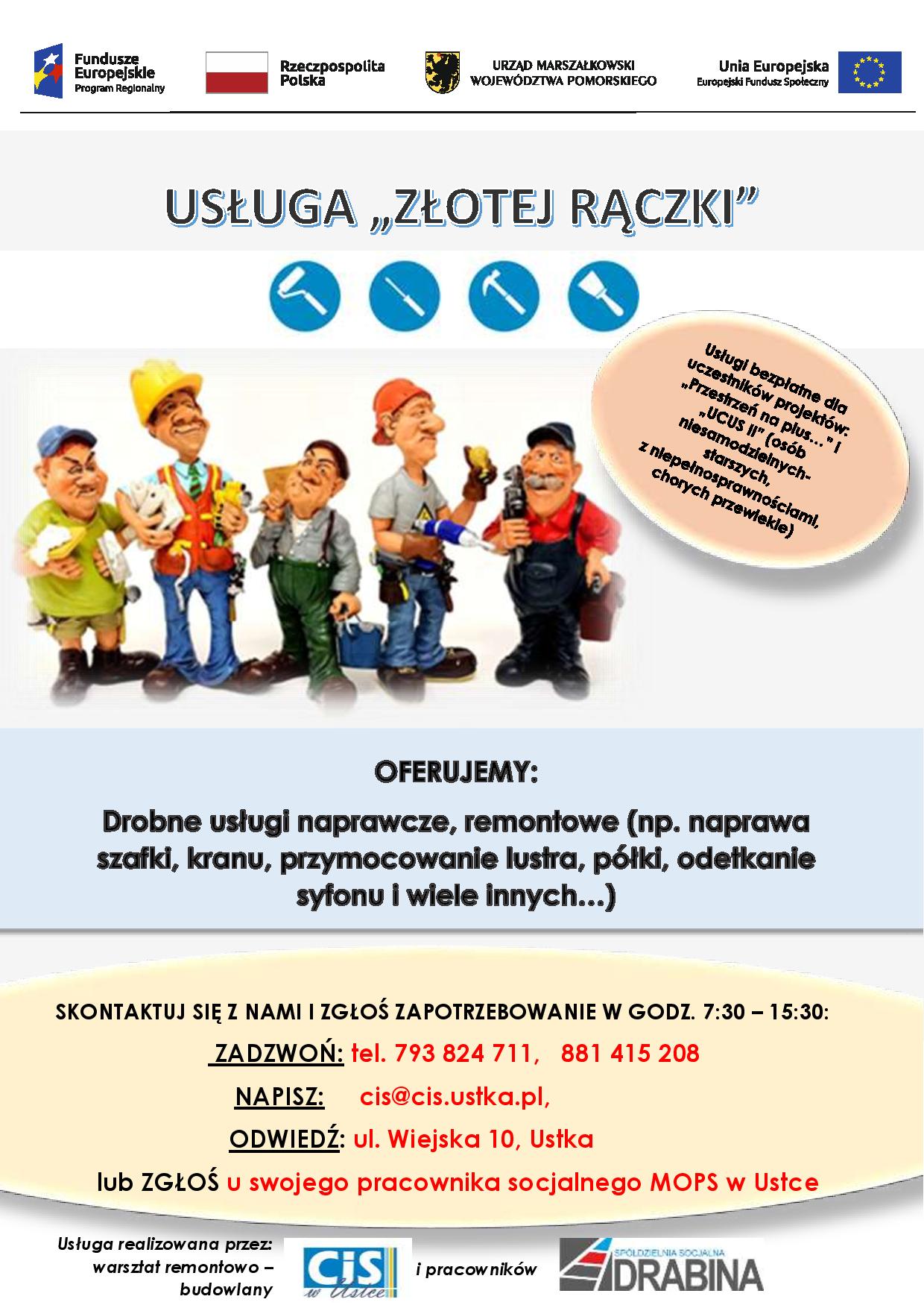 pracownicy naprawy drobne w domu 